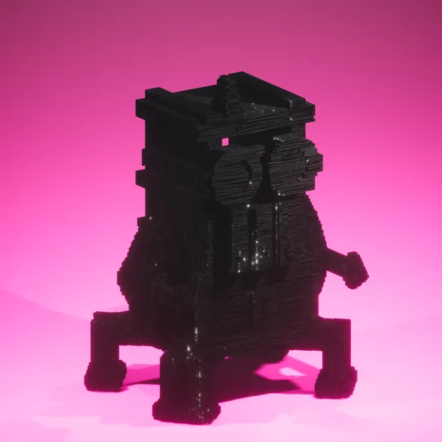 Trashformer No. 009, Ultra Rare 1, All Black