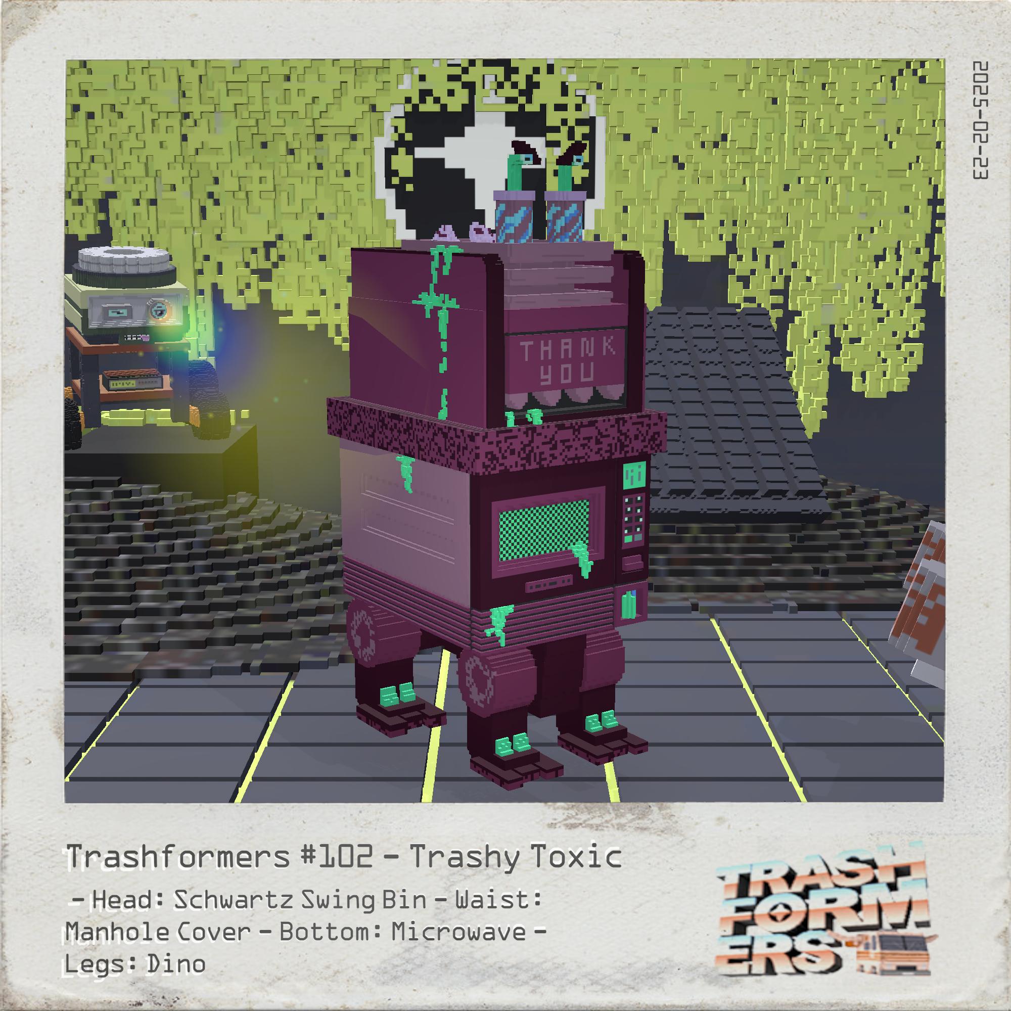 Trashformers NFT - nft1yajsyjtf26pnftnu5558epdg7uv3nu7ulx97czanreqz3rgvs5fq4vtzmh